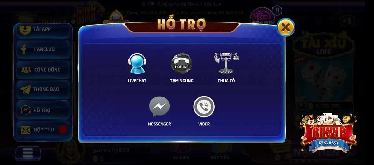 Lưu Ý Khi Liên Hệ RikVip